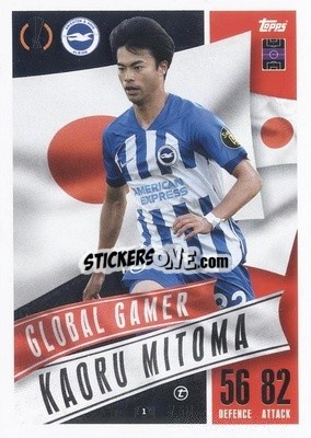 Sticker Kaoru Mitoma - UEFA Champions League & Europa League 2023-2024. Match Attax Extra
 - Topps