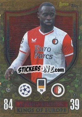 Sticker Lutsharel Geertruida - UEFA Champions League & Europa League 2023-2024. Match Attax Extra
 n. 298 - Topps