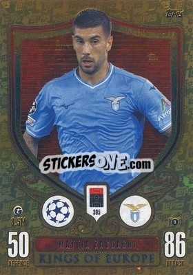 Sticker Mattia Zaccaghi - UEFA Champions League & Europa League 2023-2024. Match Attax Extra
 n. 305 - Topps