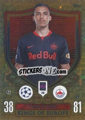 Sticker Oscar Gloukh - UEFA Champions League & Europa League 2023-2024. Match Attax Extra
 n. 310 - Topps