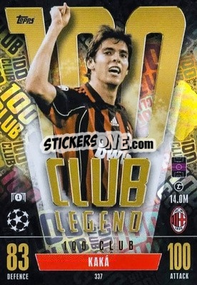 Sticker Kaka - UEFA Champions League & Europa League 2023-2024. Match Attax Extra
 n. 337 - Topps