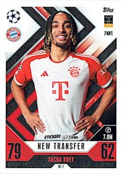 Cromo Sacha Boey - UEFA Champions League & Europa League 2023-2024. Match Attax Extra
 n. NT7 - Topps