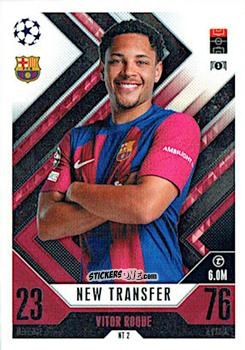 Figurina Vitor Roque - UEFA Champions League & Europa League 2023-2024. Match Attax Extra
 n. NT2 - Topps
