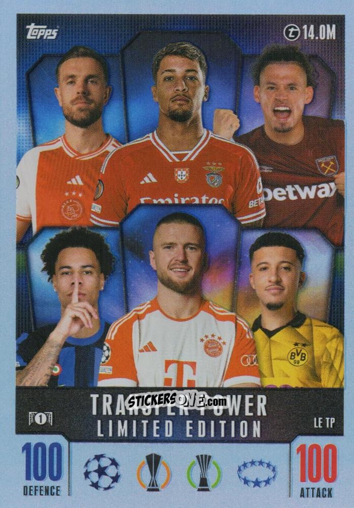 Figurina Transfer Power Limited Edition - UEFA Champions League & Europa League 2023-2024. Match Attax Extra
 n. LETP - Topps