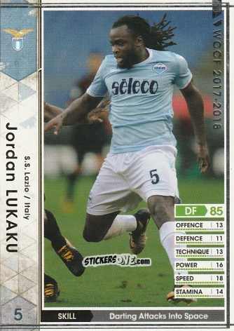 Figurina Jordan Lukaku - Sega World Club Champion Football 2017-2018
 n. 180 - Panini
