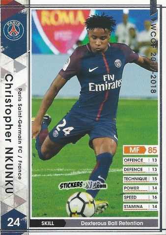 Cromo Christopher Nkunku - Sega World Club Champion Football 2017-2018
 n. A12 - Panini