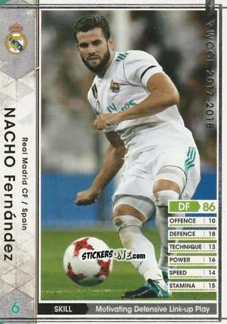 Sticker Nacho Fernández - Sega World Club Champion Football 2017-2018
 n. 244 - Panini