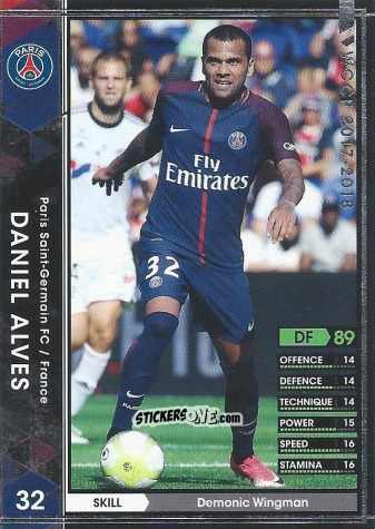 Figurina Daniel Alves - Sega World Club Champion Football 2017-2018
 n. 50 - Panini