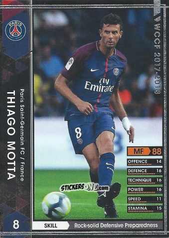 Cromo Thiago Motta - Sega World Club Champion Football 2017-2018
 n. 61 - Panini