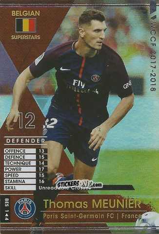 Sticker Thomas Meunier - Sega World Club Champion Football 2017-2018
 n. BES1 - Panini