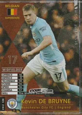 Figurina Kevin De Bruyne - Sega World Club Champion Football 2017-2018
 n. BES2 - Panini