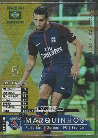 Sticker Marquinhos - Sega World Club Champion Football 2017-2018
 n. BRS2 - Panini