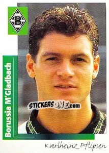 Sticker Karlheinz Pflipsen - German Football Bundesliga 1995-1996 n. 126 - Panini
