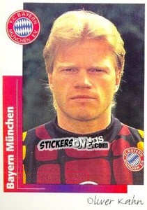 Sticker Oliver Kahn - German Football Bundesliga 1995-1996 - Panini