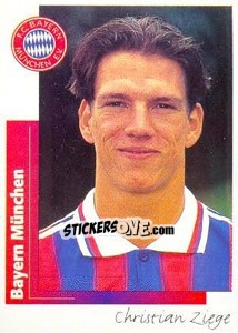 Cromo Christian Ziege - German Football Bundesliga 1995-1996 - Panini