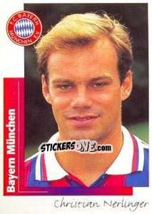 Cromo Christian Nerlinger - German Football Bundesliga 1995-1996 - Panini