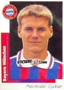 Cromo Alexander Zickler - German Football Bundesliga 1995-1996 - Panini