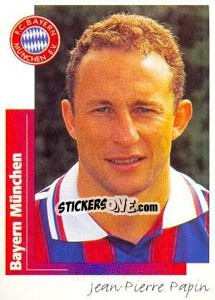 Cromo Jean-Pierre Papin - German Football Bundesliga 1995-1996 - Panini