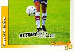 Sticker Marcus Babbel unten - German Football Bundesliga 1995-1996 - Panini