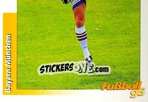 Sticker Andreas Herzog unten - German Football Bundesliga 1995-1996 - Panini