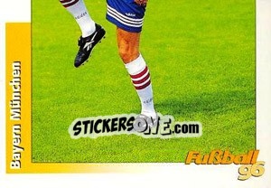 Sticker Jürgen Klinsmann unten - German Football Bundesliga 1995-1996 - Panini