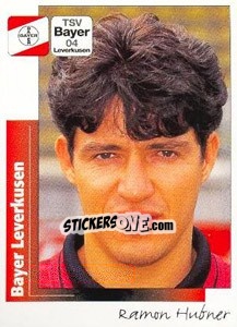 Sticker Ramon Hubner - German Football Bundesliga 1995-1996 - Panini