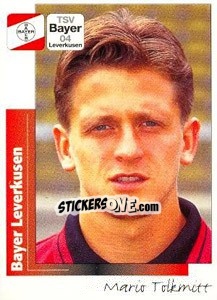 Sticker Marcus Tolkmitt - German Football Bundesliga 1995-1996 - Panini