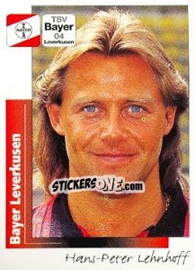 Sticker Hans-Peter Lehnhoff - German Football Bundesliga 1995-1996 - Panini