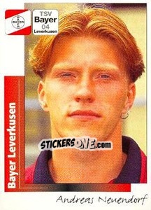 Sticker Andreas Neuendorf - German Football Bundesliga 1995-1996 - Panini