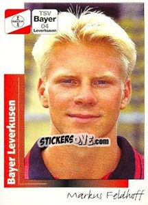 Sticker Markus Feldhoff - German Football Bundesliga 1995-1996 - Panini