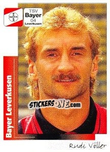 Cromo Rudi Völler - German Football Bundesliga 1995-1996 - Panini