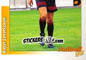 Cromo Ramon Hubner unten - German Football Bundesliga 1995-1996 - Panini