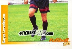 Sticker Rudi Völler unten - German Football Bundesliga 1995-1996 - Panini