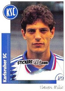 Cromo Slaven Bilic - German Football Bundesliga 1995-1996 - Panini