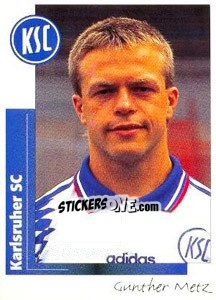 Figurina Gunther Metz - German Football Bundesliga 1995-1996 - Panini