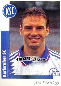 Sticker Jens Nowotny - German Football Bundesliga 1995-1996 - Panini