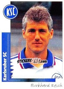 Cromo Burkhard Reich - German Football Bundesliga 1995-1996 - Panini