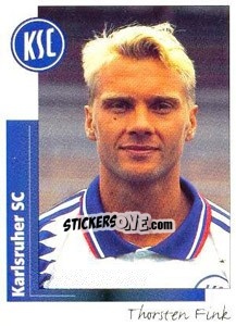 Sticker Thorsten Fink - German Football Bundesliga 1995-1996 - Panini