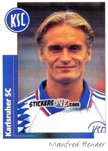 Sticker Manfred Bender - German Football Bundesliga 1995-1996 - Panini