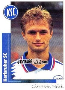 Cromo Christian Wück - German Football Bundesliga 1995-1996 - Panini