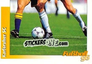 Sticker Manfred Bender unten - German Football Bundesliga 1995-1996 - Panini