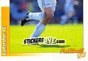 Sticker Edgar Schmitt unten - German Football Bundesliga 1995-1996 - Panini