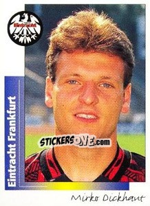 Cromo Mirko Dickhaut - German Football Bundesliga 1995-1996 - Panini