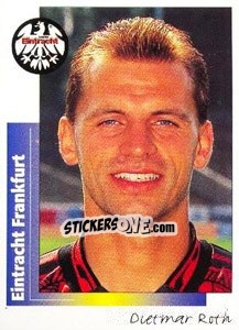 Sticker Dietmar Roth - German Football Bundesliga 1995-1996 - Panini