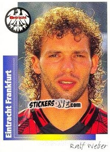Sticker Ralf Weber - German Football Bundesliga 1995-1996 - Panini
