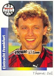 Sticker Thomas Doll - German Football Bundesliga 1995-1996 - Panini