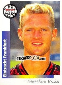 Figurina Matthias Becker - German Football Bundesliga 1995-1996 - Panini