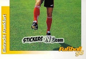 Sticker Manfred Binz unten - German Football Bundesliga 1995-1996 - Panini