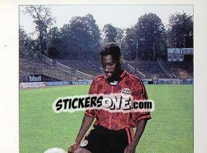 Cromo Jay-Jay Okocha oben - German Football Bundesliga 1995-1996 - Panini