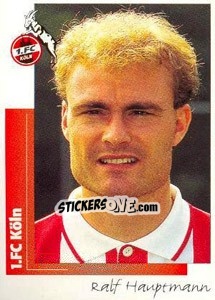 Sticker Ralf Hauptmann - German Football Bundesliga 1995-1996 - Panini